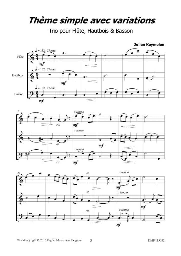 Thème Simple Avec Variations